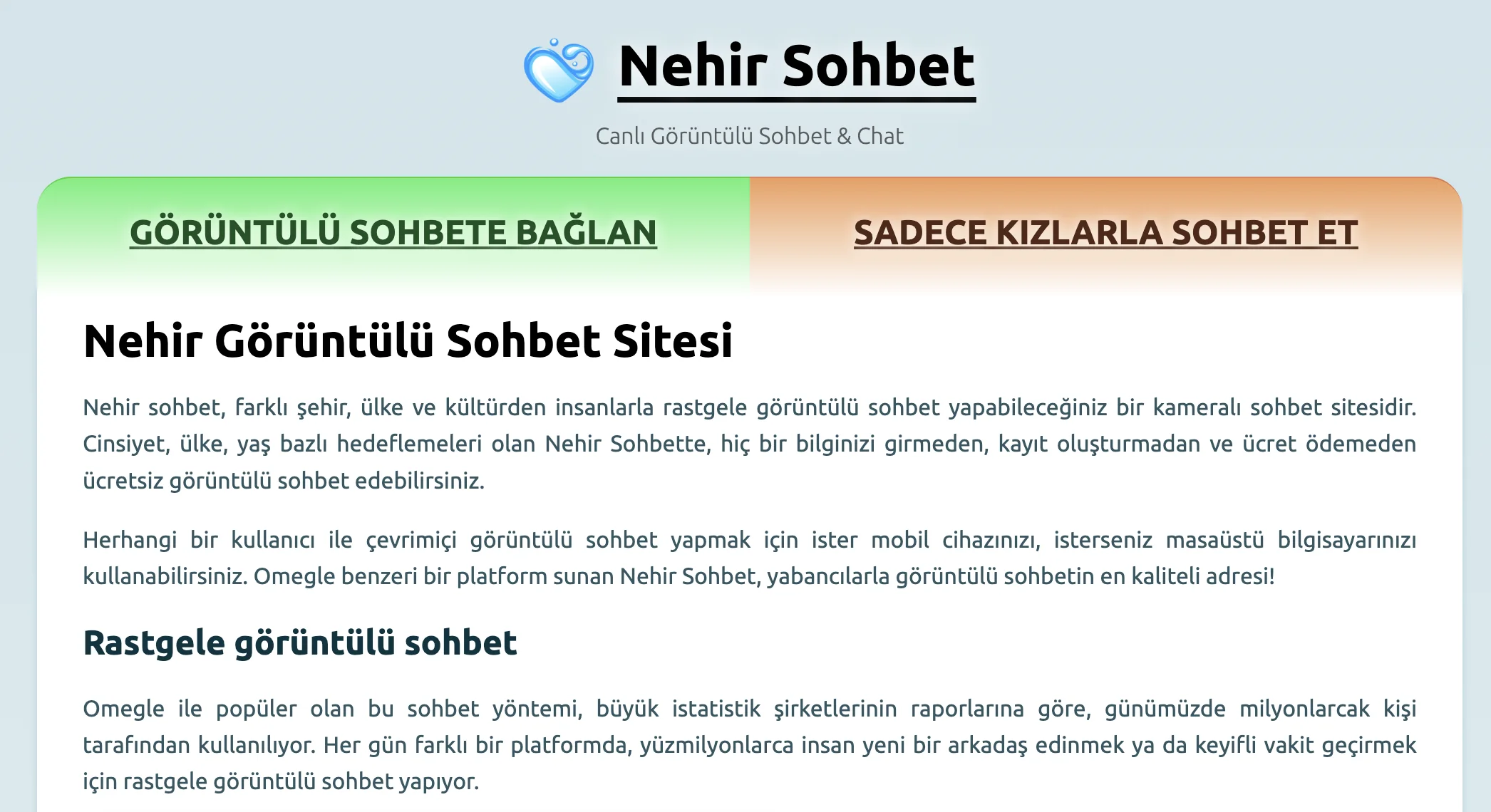 Nehir Sohbet